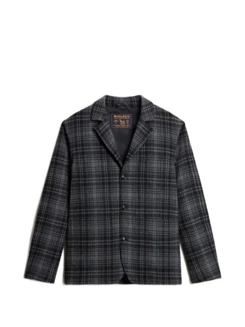 Woolrich check flannel blazer