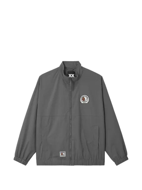 FINGERCROXX logo-patch zip-fastening jacket