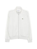 Lacoste monogram-pattern zip-up sweatshirt