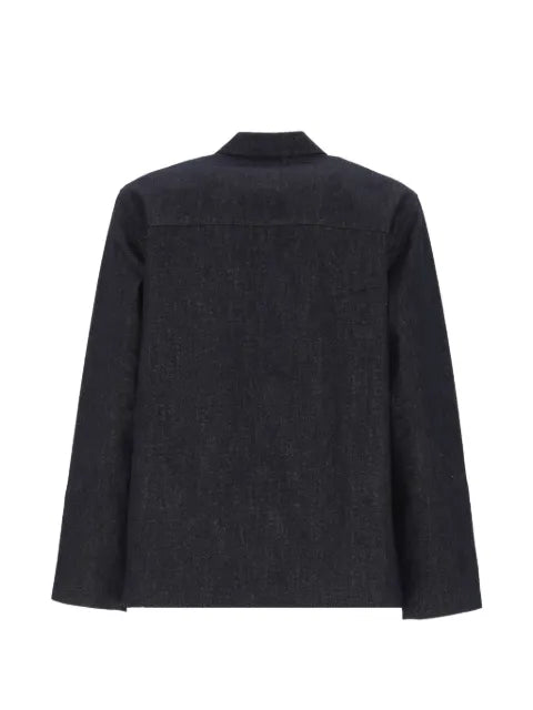 ANERKJENDT button-fastening denim jacket