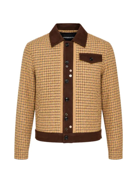 Andersson Bell check-pattern tweed jacket