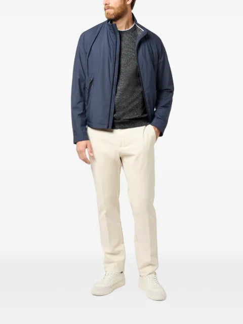 Paul & Shark fil-à-fil double-collar sweater