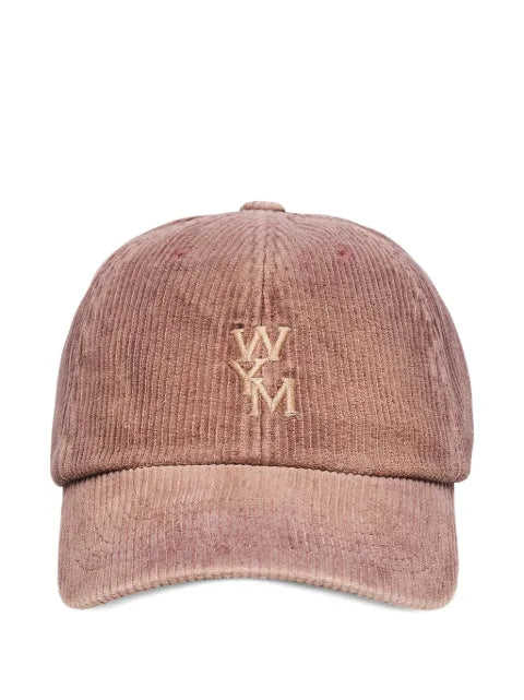 Wooyoungmi corduroy baseball cap with Logo