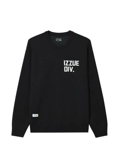 izzue logo-intarsia sweatshirt