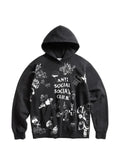 Anti Social Social Club illustrated-print hoodie
