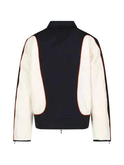 Diesel colour-block panelled jacket