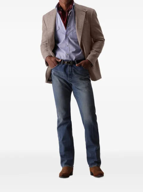 Fortela Bernardo herringbone wool blazer