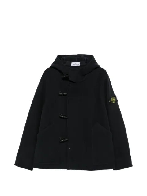 Stone Island toggle-fastening hooded jacket