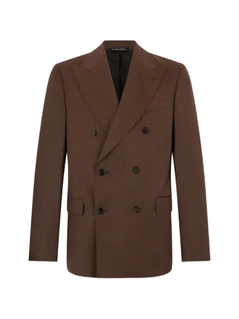 Brooks Brothers double-breasted virgin wool blazer
