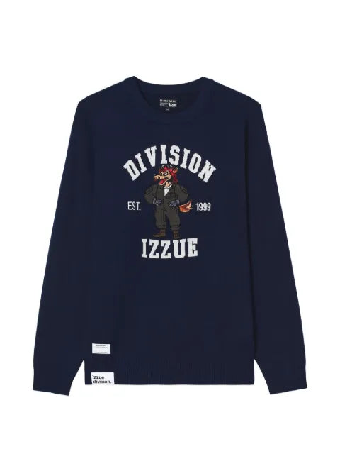 izzue graphic-intarsia sweater