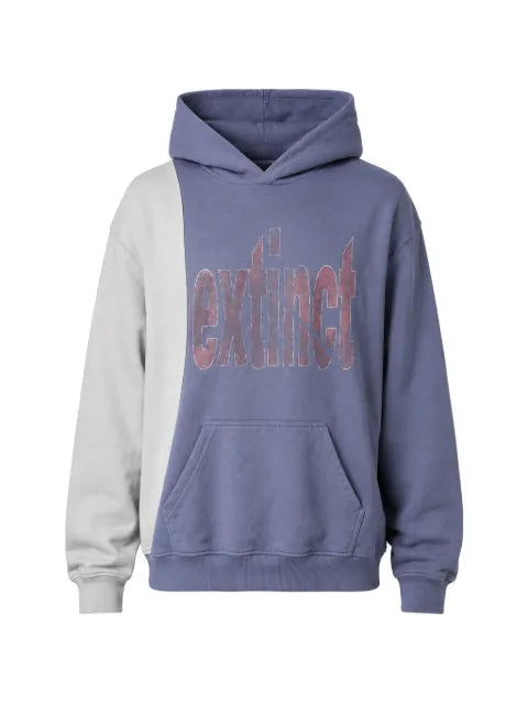 ESPRIT bleached-effect panelled hoodie