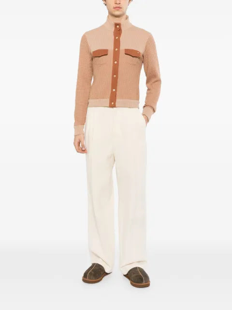 YOUNG N SANG mock-neck cardigan