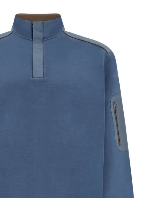 Paul & Shark Typhoon Platinum half-zip sweater