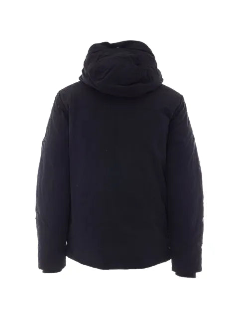 OUTHERE logo-patch hooded jacket