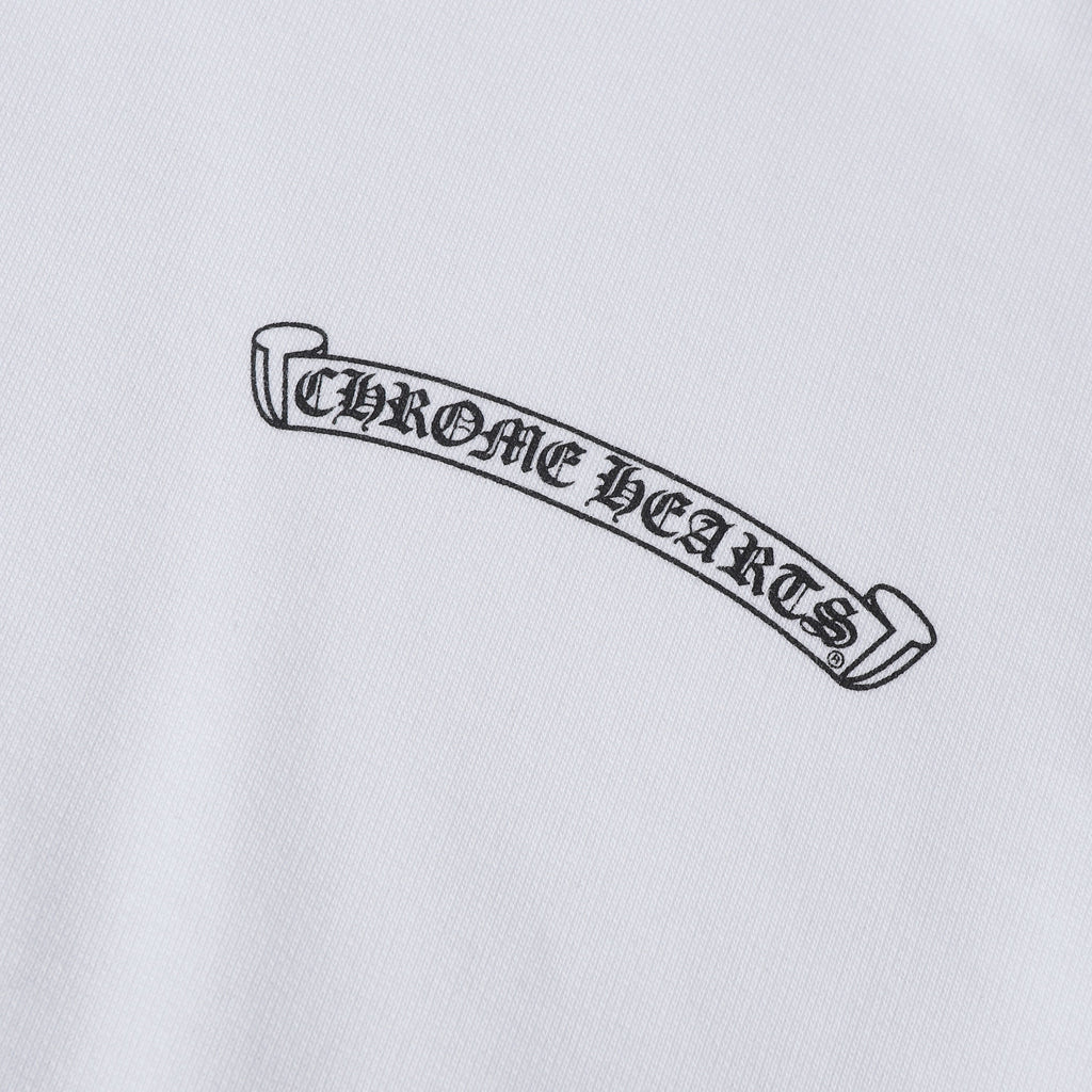 Chrome Hearts Rolling Stones Script Blue Logo Hoodie 9817