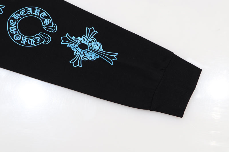 Chrome Hearts Triple Cross Logo L/S T-shirt 8018
