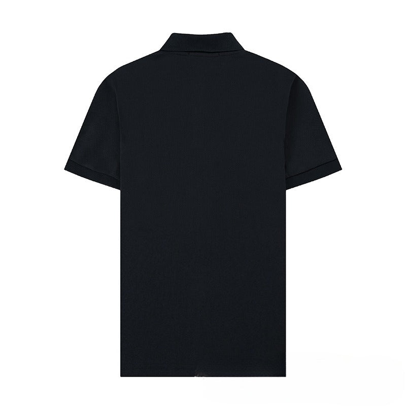 Stone Island Compass Patch Short‑Sleeve Polo Knit Streetwear Top