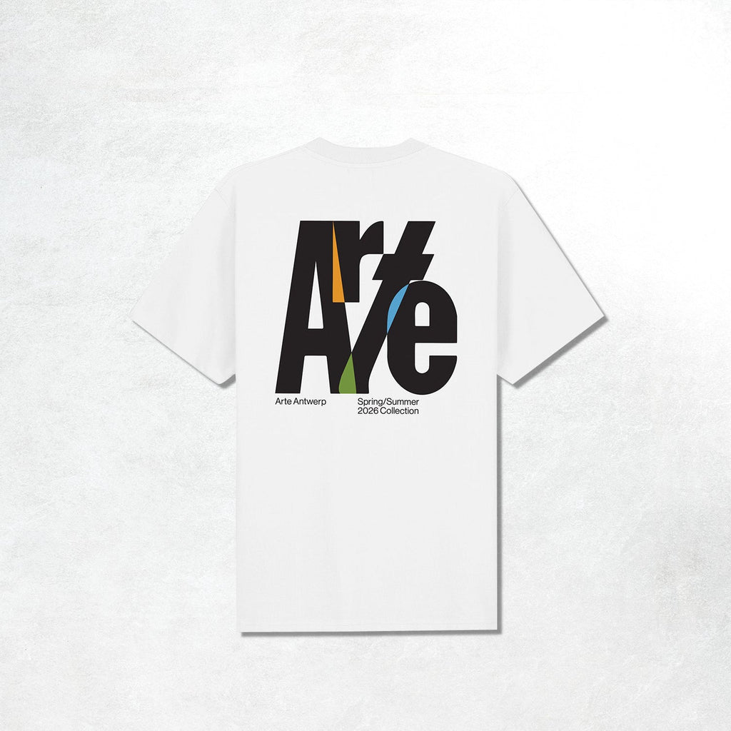 Arte Big Logo Back T-shirt: White