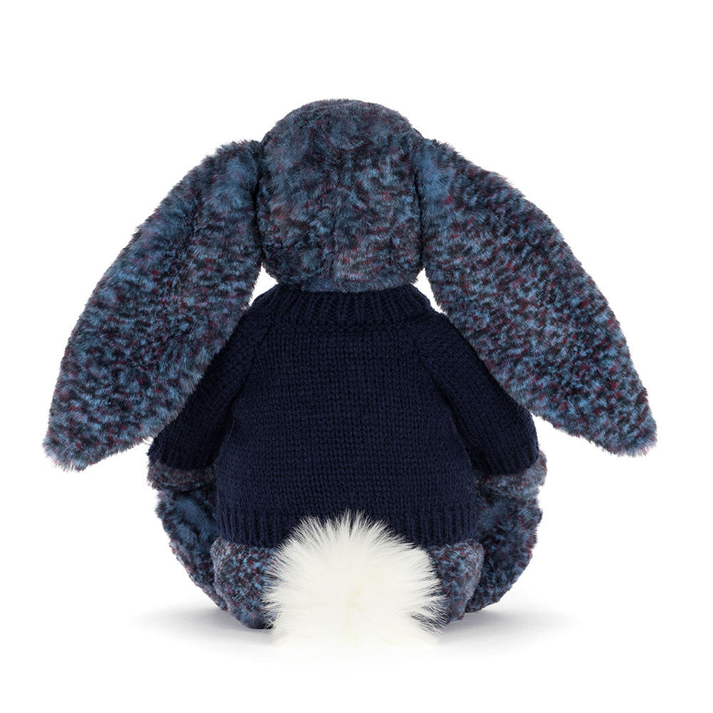 Hopscone Luxe Bunny with Personalized Navy Jumper