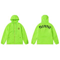 Trapstar Gothic Logo Fluorescent Green Hooded Windbreaker