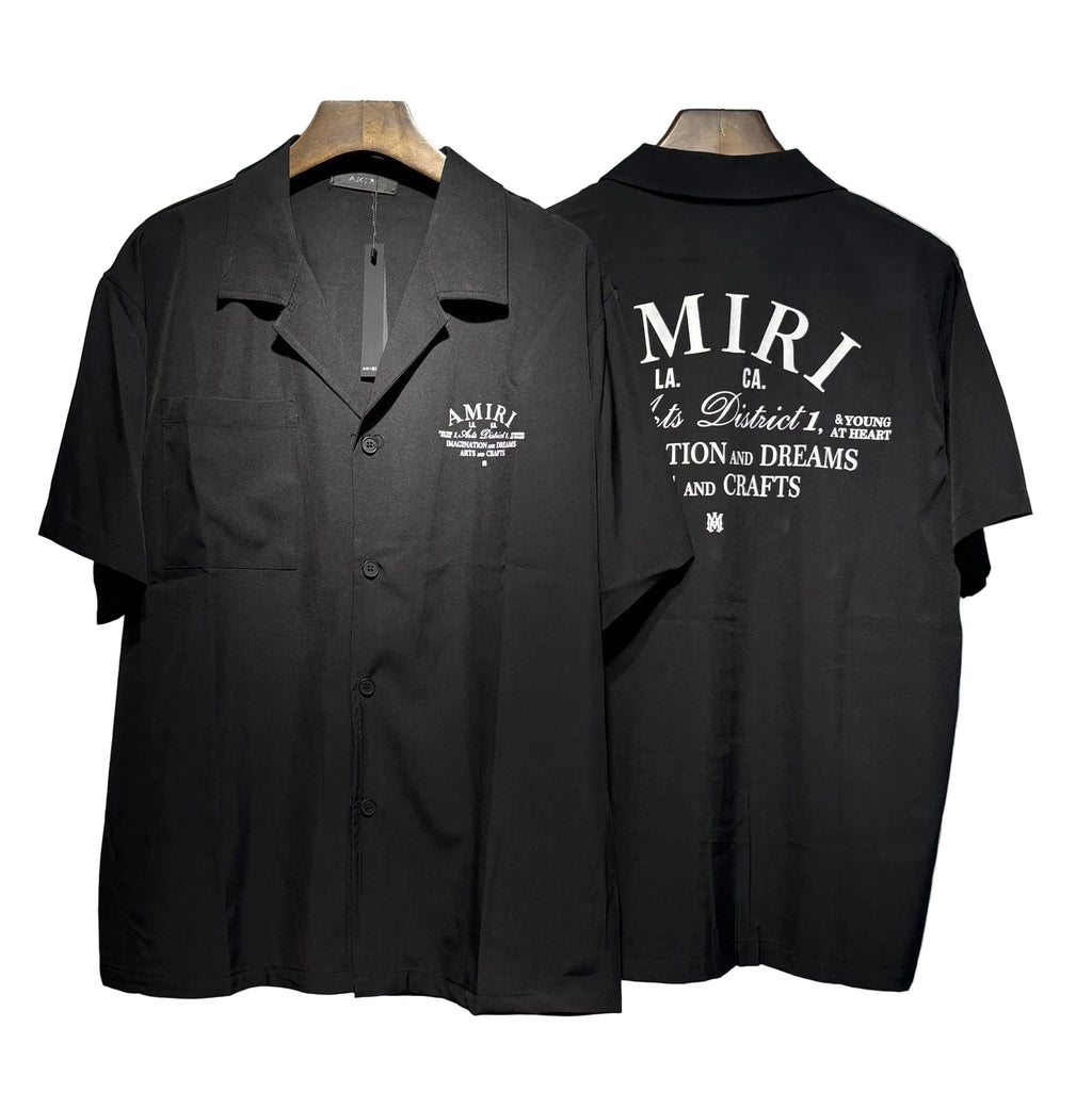 Amiri Letter Graphic Relaxed-Fit Shirt