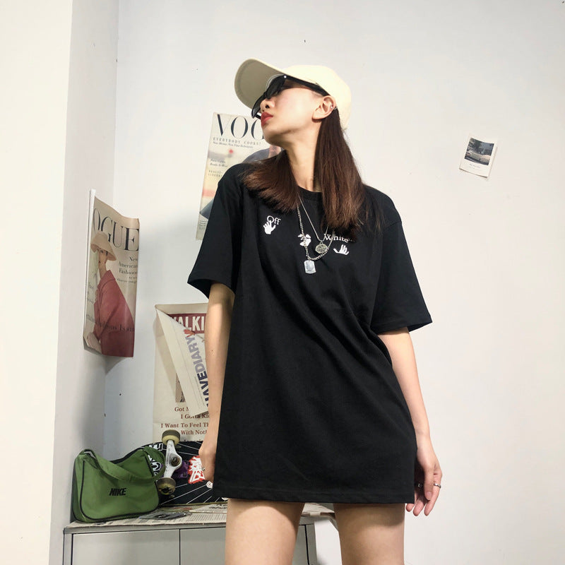 Off-White Arrow Gradient Graphic Short Sleeve Tee Streetwear Unisex