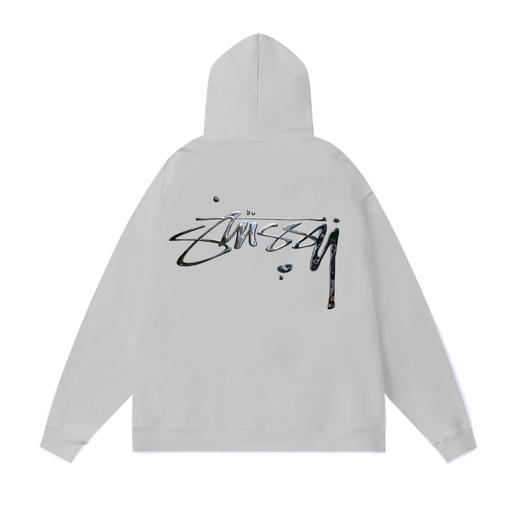 Stussy Hoodie Fall/Winter Fleece Hooded Sweater