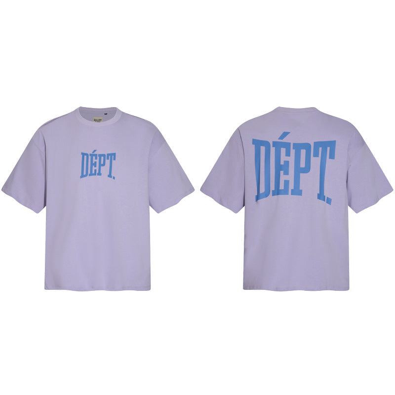 Gallery Dept T-Shirt Micro Label Letter Print Short Sleeve T-Shirt