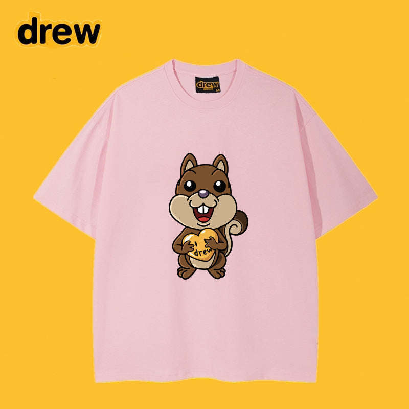 Drew T-shirts Smiley Bear Printed Short Sleeve