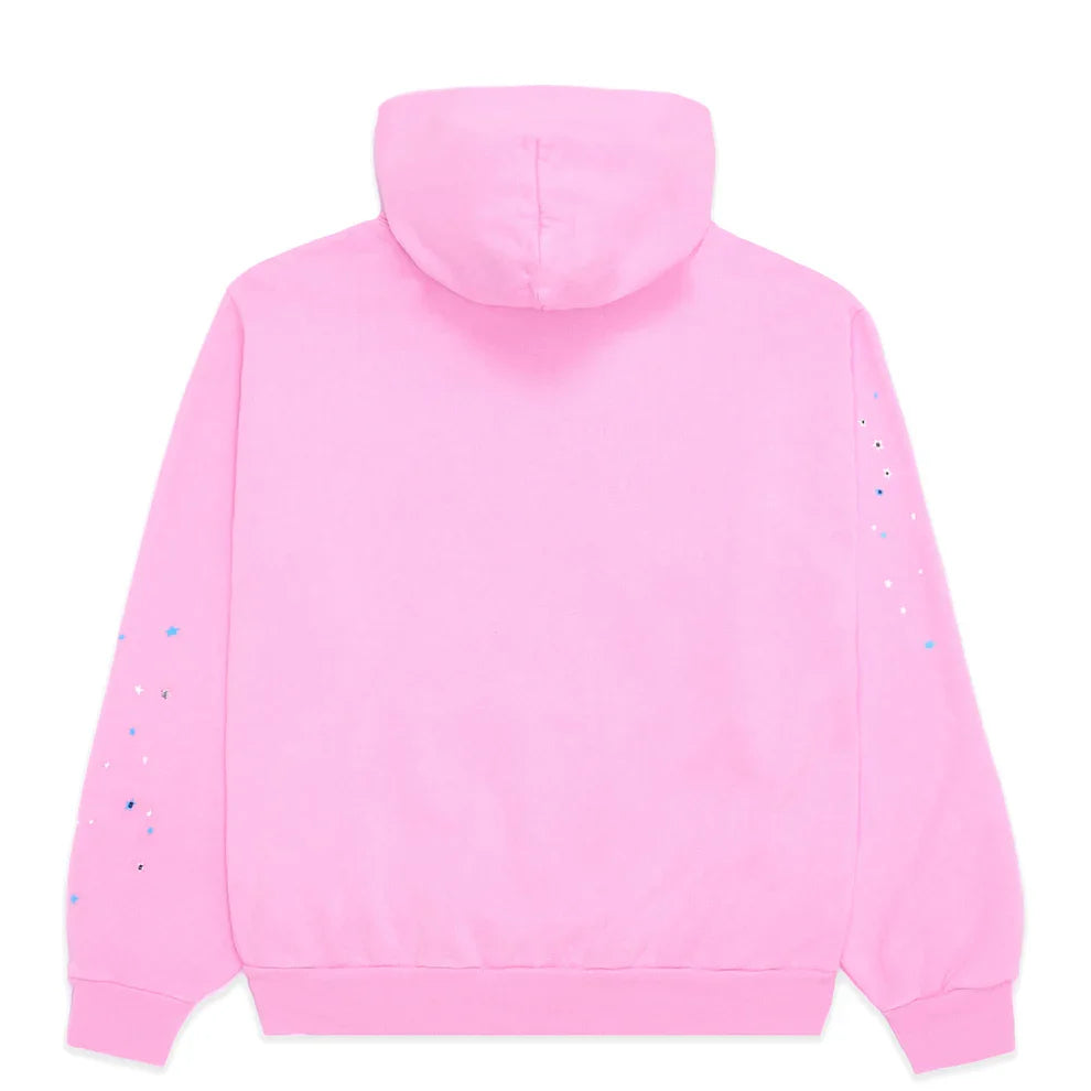 Sp5der Pink OG Web Hoodie