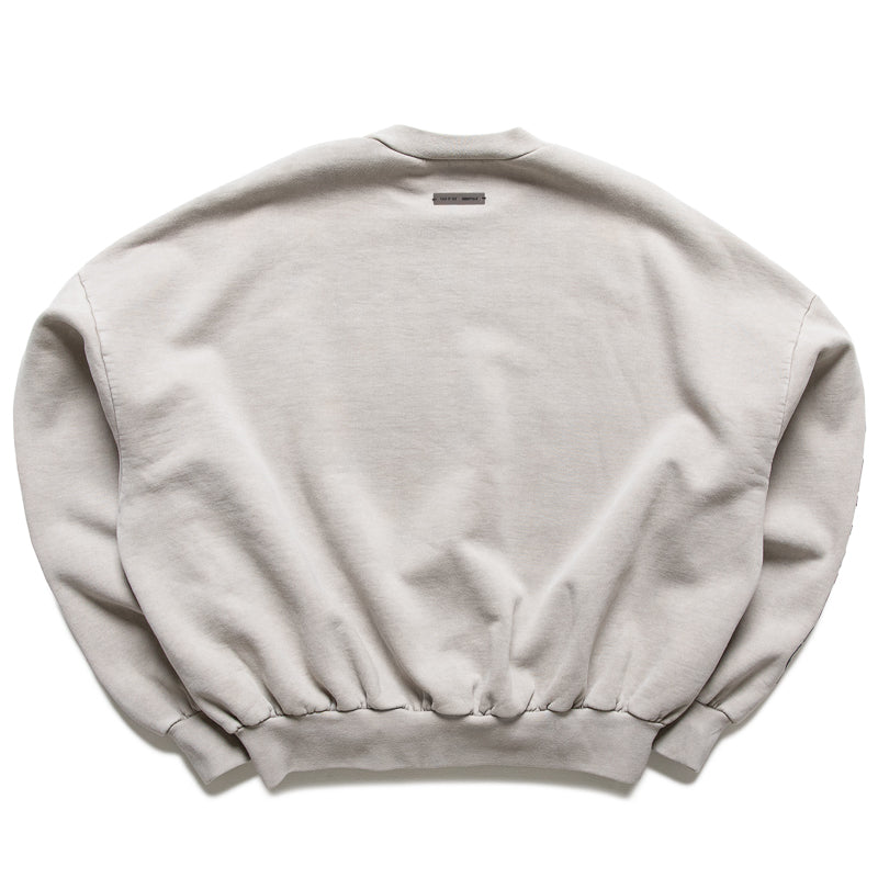 Fear Of God Essentials New York Heavy Fleece Cropped Sweatshirt - Smoke Grey