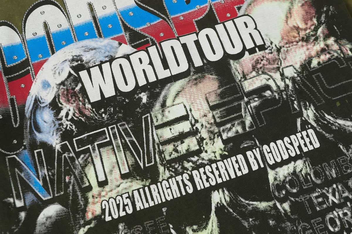 Godspeed World Tour Skull Graphic T-Shirt