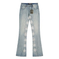 LOSTSHDWS Daisy Appliqué Flared Jeans