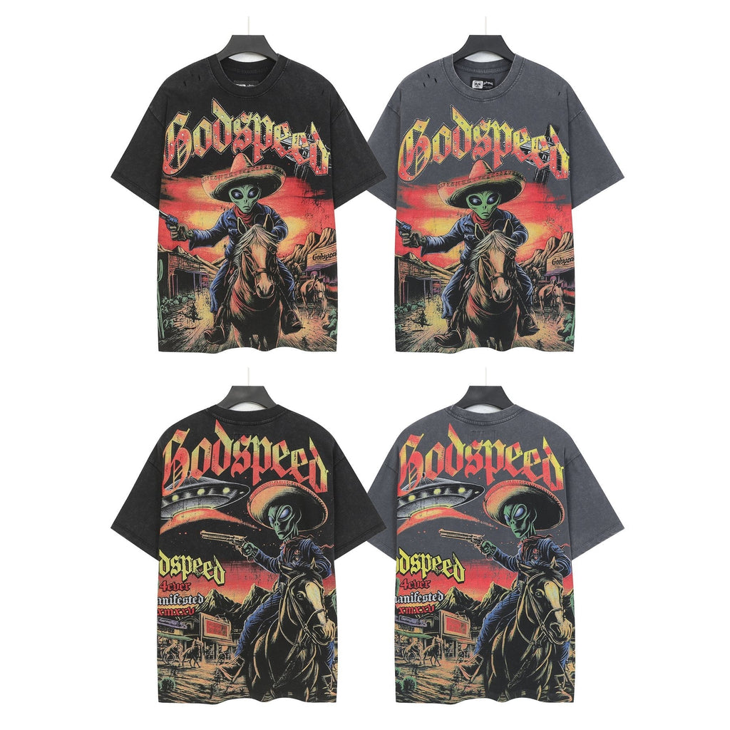 Godspeed Alien Cowboy Graphic T-Shirt
