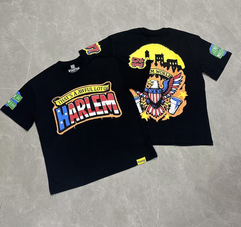 THAT'S A AWFUL LOT OF COUGH SYRUP Harlem Eagle Graphic T-Shirt