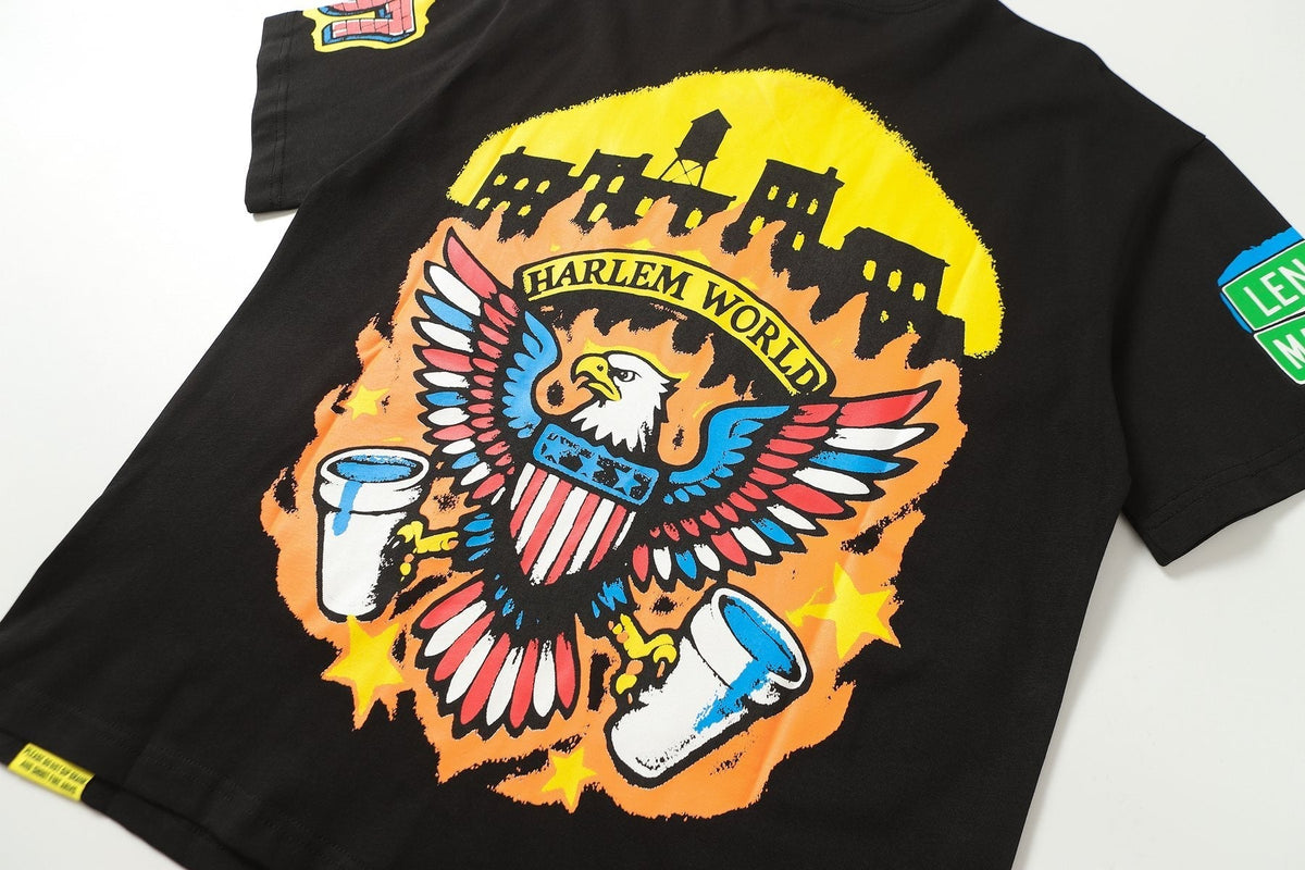 THAT'S A AWFUL LOT OF COUGH SYRUP Harlem Eagle Graphic T-Shirt