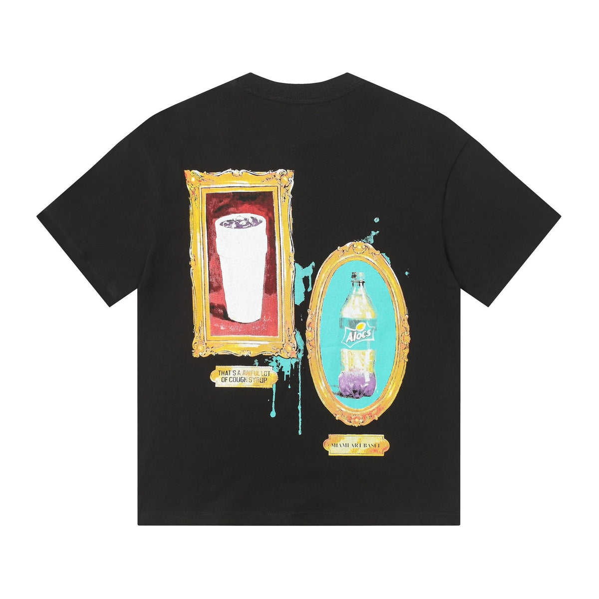 THAT'S A AWFUL LOT OF COUGH SYRUP Bottle Graphic T-Shirt