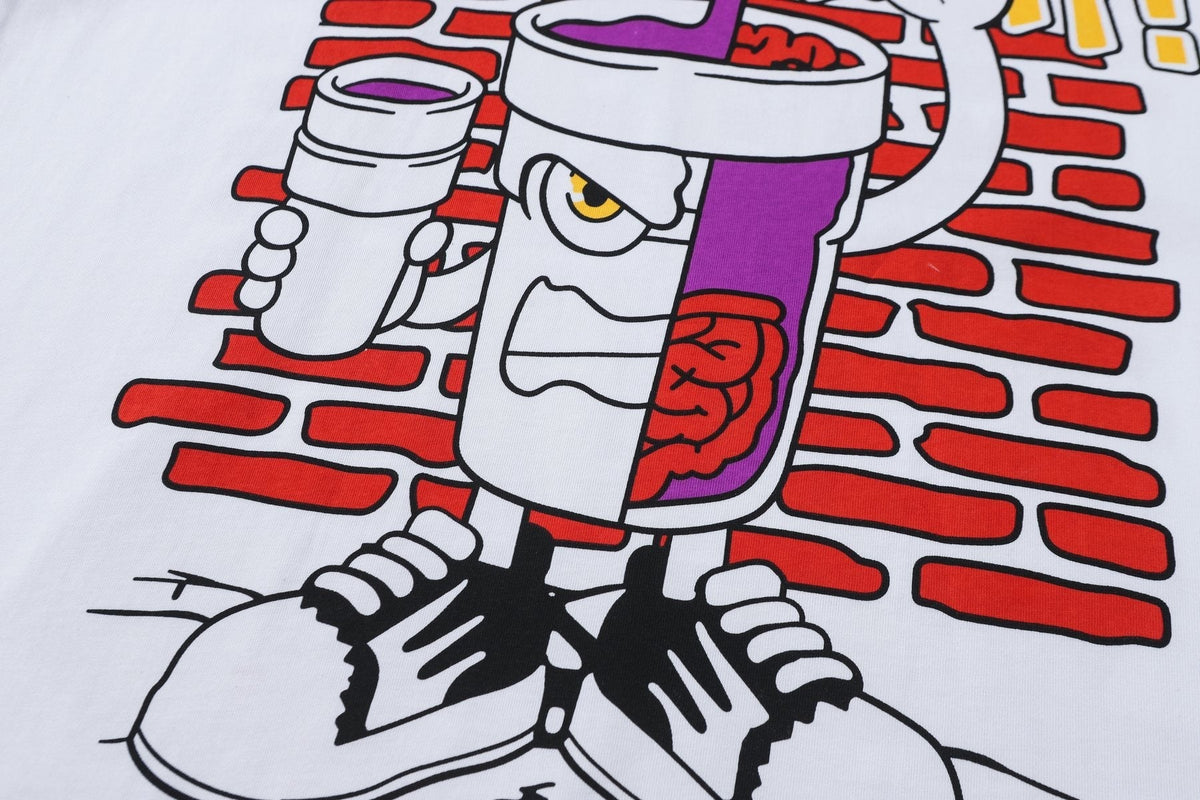 THAT'S A AWFUL LOT OF COUGH SYRUP White Graphic T-Shirt