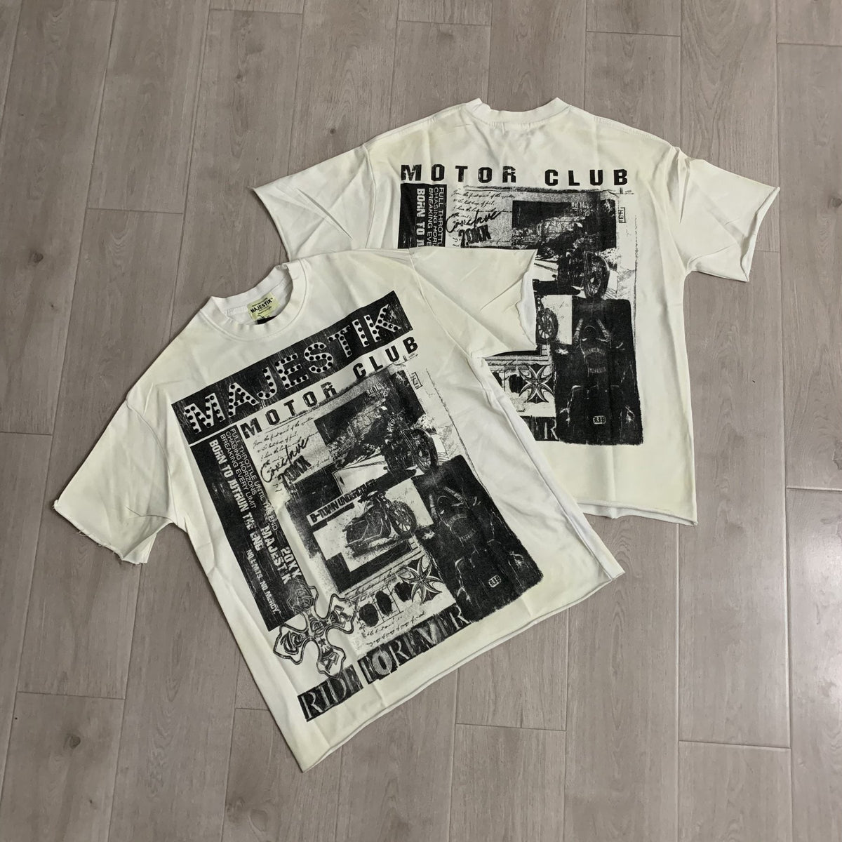 MAJESTIK Motor Club Graphic Short-Sleeve T-Shirt
