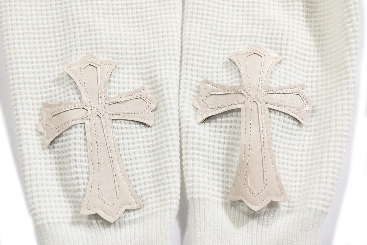 Chrome Hearts Cross Applique Knit Sweater