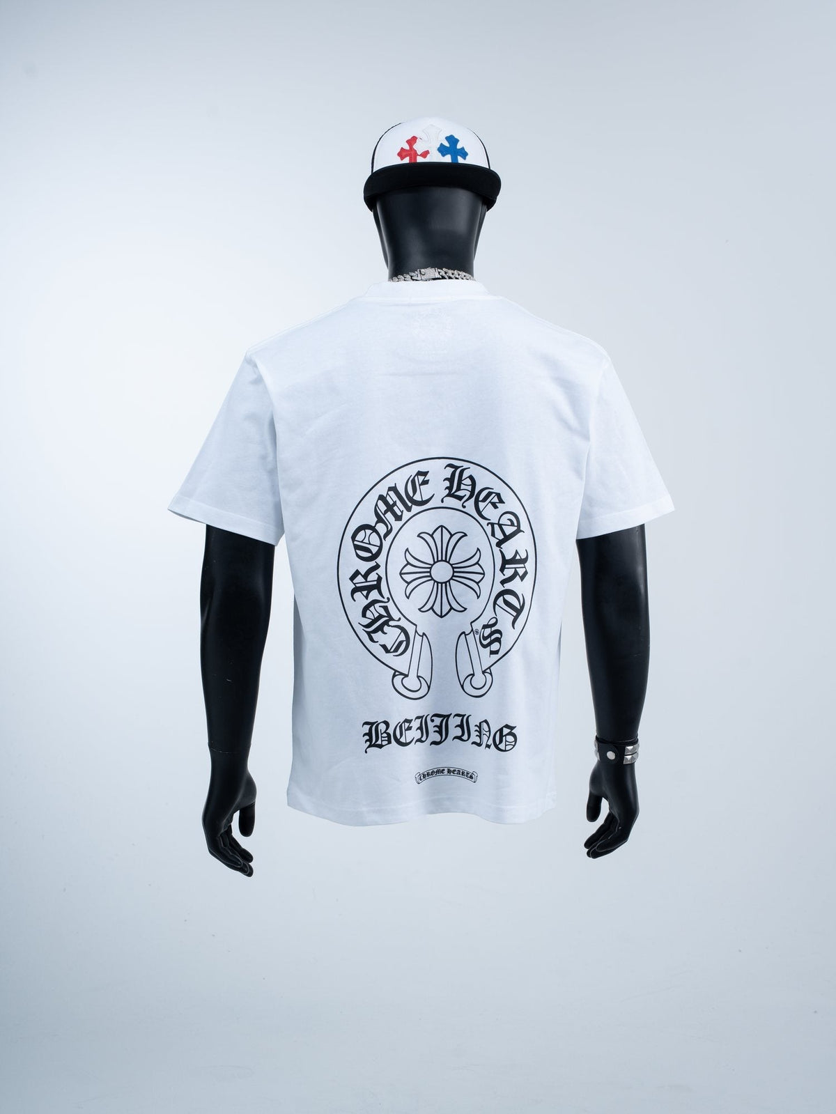 Chrome Hearts Beijing Horseshoe Script Graphic T-Shirt