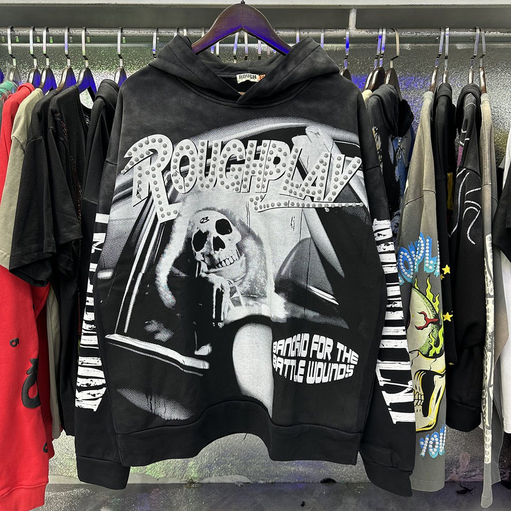 Rough Play In the Car Graphic Hoodie