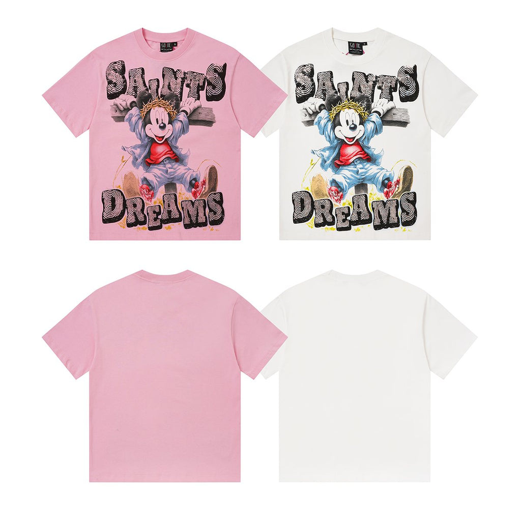 SAINT Dreams Rhinestone Graphic T-Shirt