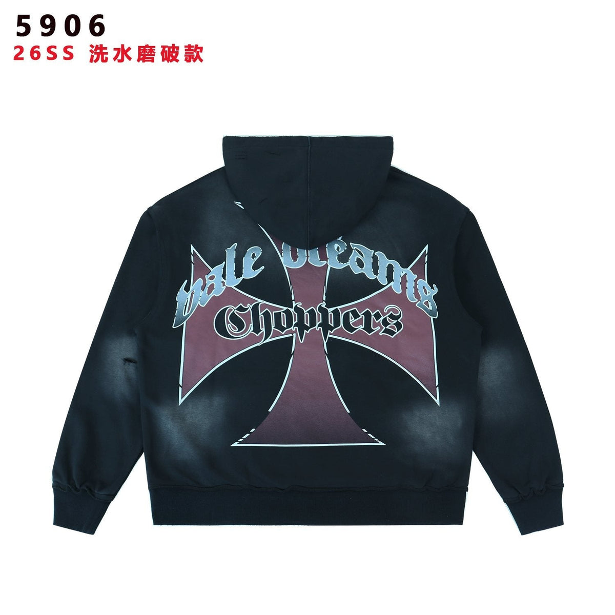 Valley Dreams Choppers Cross Graphic Hoodie