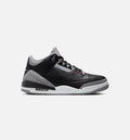Air Jordan 3 Retro Black Cement Men's Shoes - Black/Fire Red/Grey