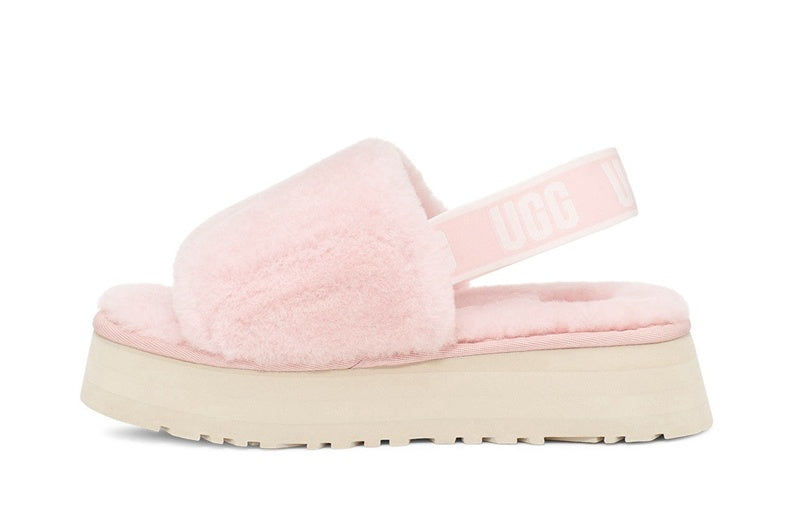 Pink Disco Fluffy Sandals — New Arrival | In Stock