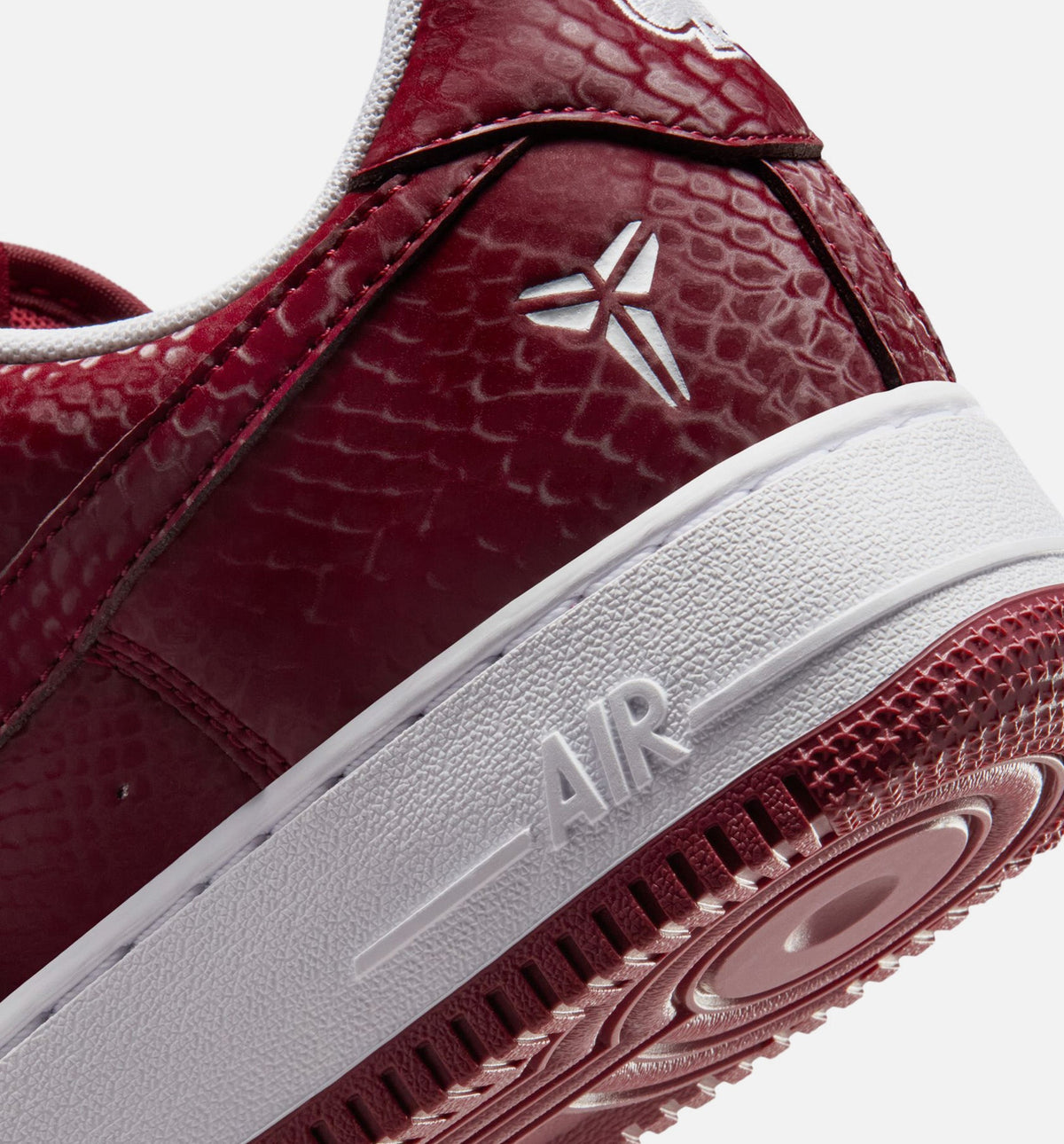 Kobe Air Force 1 Low Merion Men's Lifestyle Shoe – Team Red/White