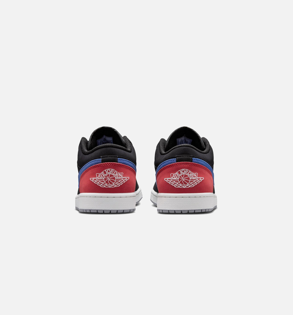 Air Jordan 1 Low Men's Lifestyle Shoes | Black / Summit White / True Blue / Varsity Red