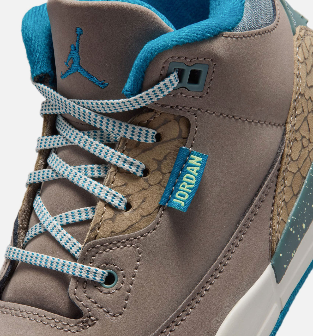 Air Jordan 3 Retro Olive Grey Preschool Lifestyle Shoe