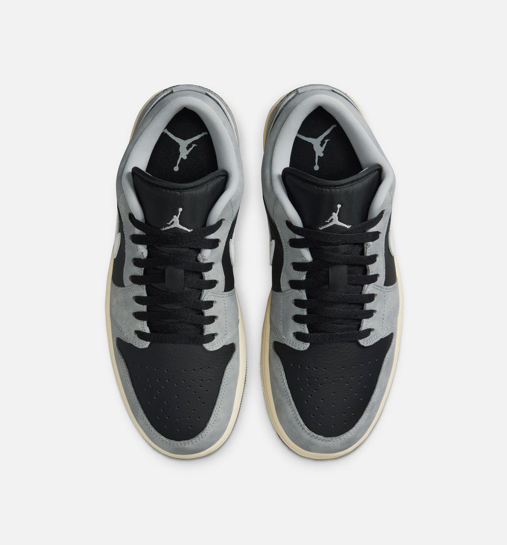 Air Jordan 1 Low SE Men's Lifestyle Sneakers - Light Smoke Grey/White/Off Noir